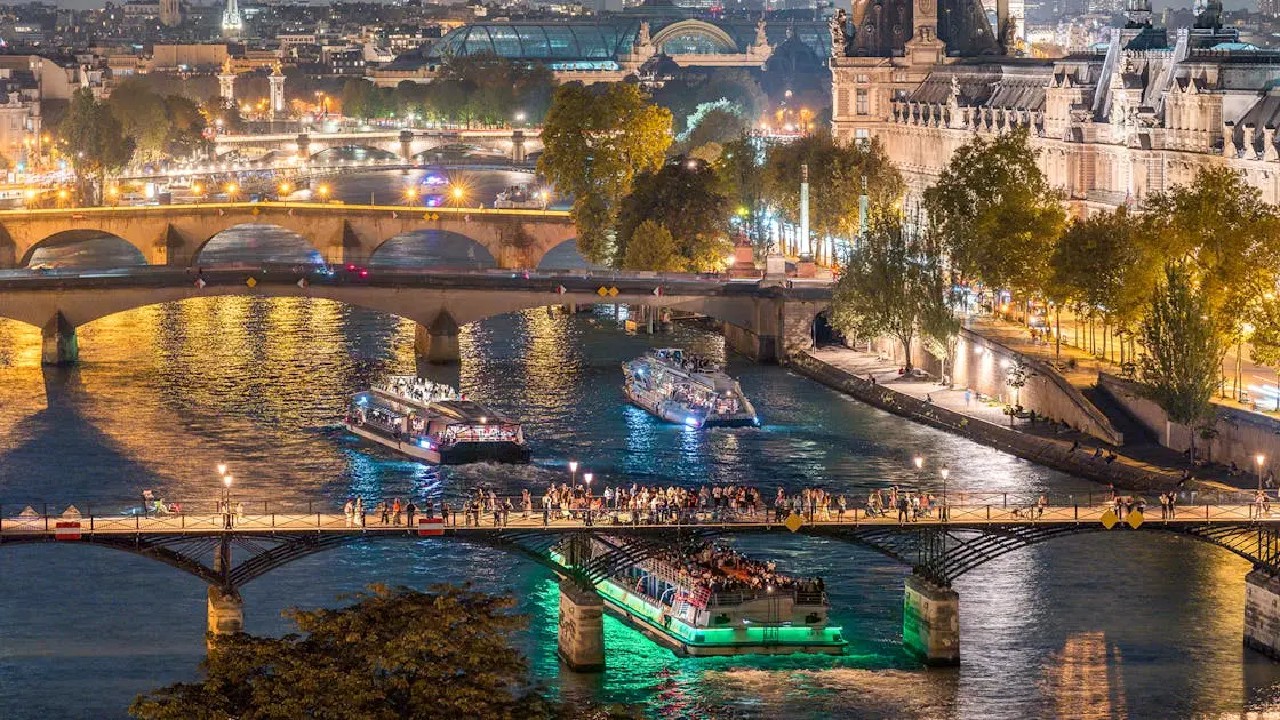 Paris Seine River Live Music Evening